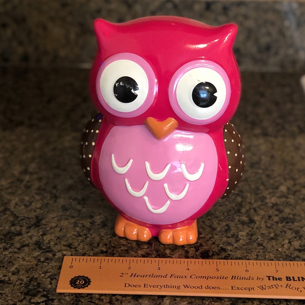 Ceramic Owl Piggy Bank